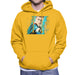 Sidney Maurer Original Portrait Of Daniel Radcliffe Harry Potter Mens Hooded Sweatshirt - Small / Gold - Mens Hooded Sweatshirt