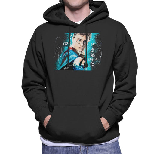 Sidney Maurer Original Portrait Of Daniel Radcliffe Harry Potter Mens Hooded Sweatshirt - Mens Hooded Sweatshirt