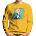 Sidney Maurer Original Portrait Of Daniel Radcliffe Harry Potter Mens Sweatshirt - Small / Gold - Mens Sweatshirt