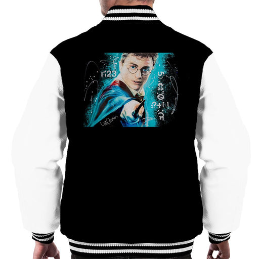 Sidney Maurer Original Portrait Of Daniel Radcliffe Harry Potter Mens Varsity Jacket - Mens Varsity Jacket