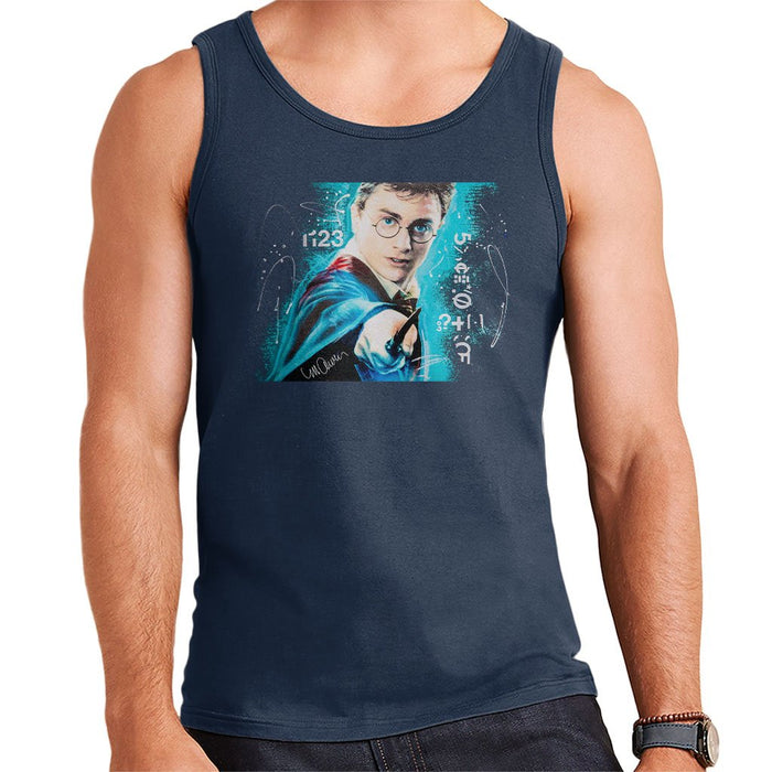 Sidney Maurer Original Portrait Of Daniel Radcliffe Harry Potter Mens Vest - Mens Vest