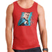 Sidney Maurer Original Portrait Of Daniel Radcliffe Harry Potter Mens Vest - Small / Red - Mens Vest