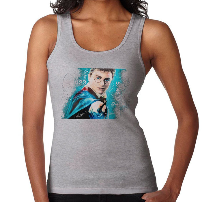 Sidney Maurer Original Portrait Of Daniel Radcliffe Harry Potter Womens Vest - Womens Vest