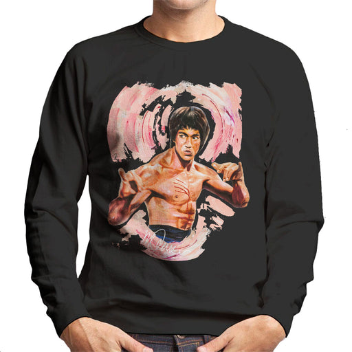 Sidney Maurer Original Portrait Of Bruce Lee Enter The Dragon Men's Sweatshirt