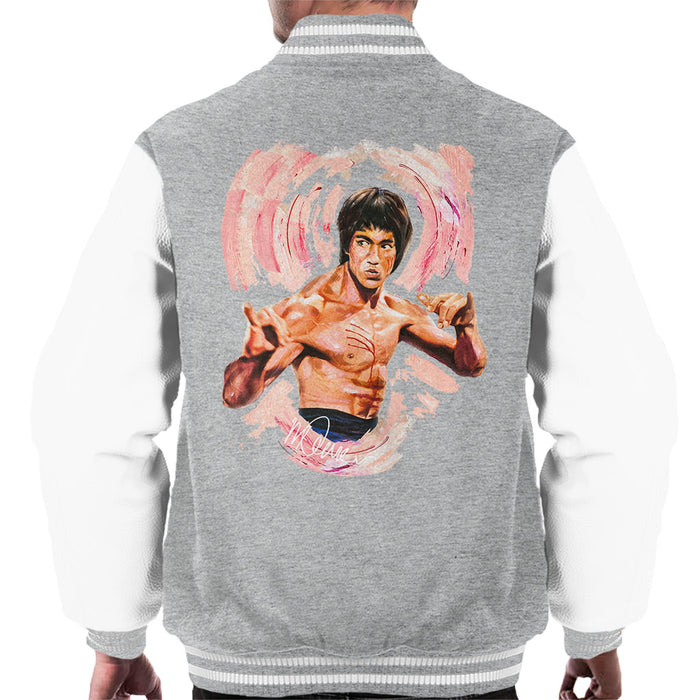Sidney Maurer Original Portrait Of Bruce Lee Enter The Dragon Men's Varsity Jacket