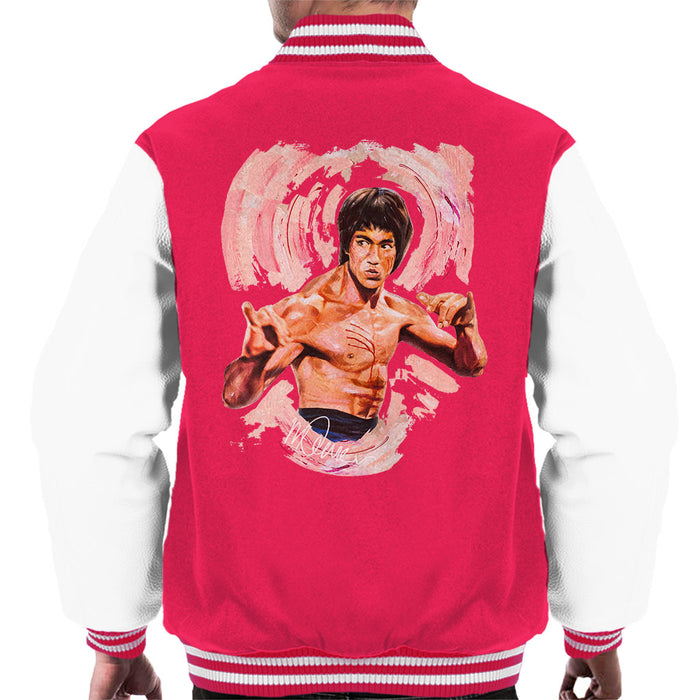 Sidney Maurer Original Portrait Of Bruce Lee Enter The Dragon Men's Varsity Jacket