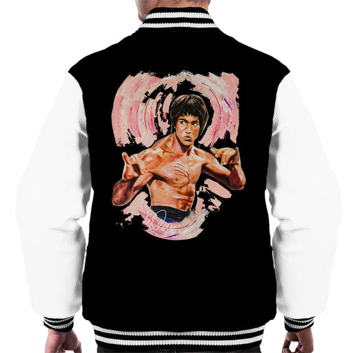 Sidney Maurer Original Portrait Of Bruce Lee Enter The Dragon Men's Varsity Jacket
