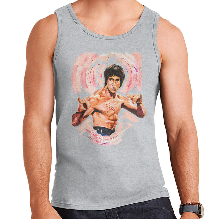 Sidney Maurer Original Portrait Of Bruce Lee Enter The Dragon Men's Vest