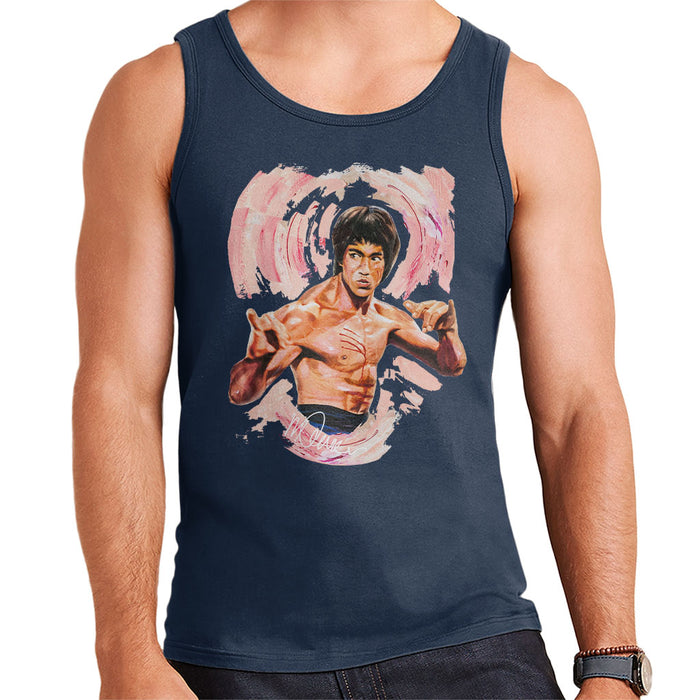 Sidney Maurer Original Portrait Of Bruce Lee Enter The Dragon Men's Vest
