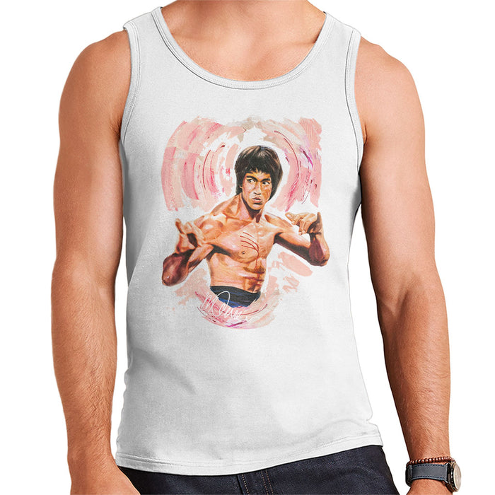 Sidney Maurer Original Portrait Of Bruce Lee Enter The Dragon Men's Vest