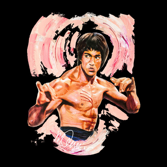 Sidney Maurer Original Portrait Of Bruce Lee Enter The Dragon Men's T-Shirt