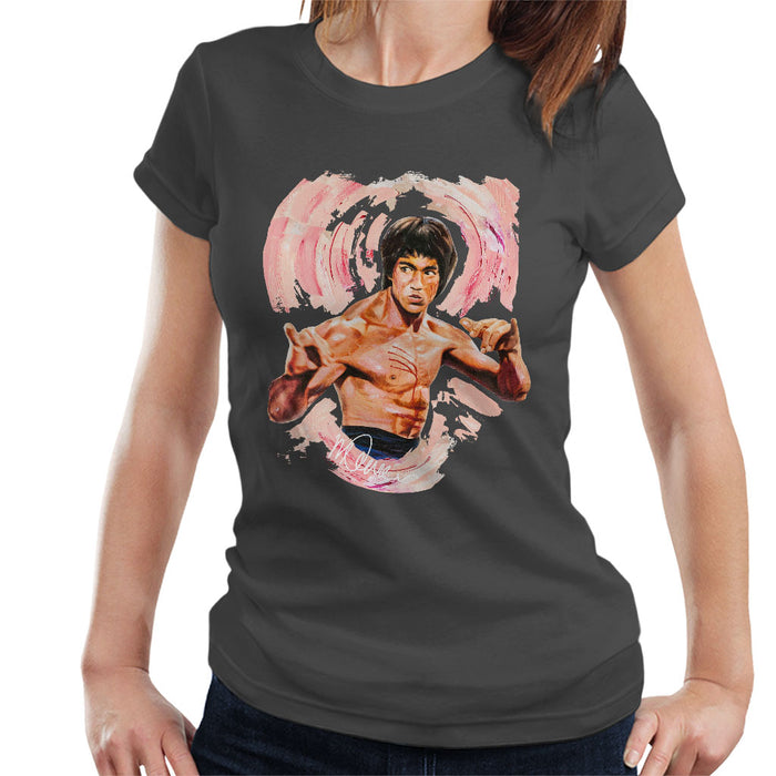 Sidney Maurer Original Portrait Of Bruce Lee Enter The Dragon Women's T-Shirt