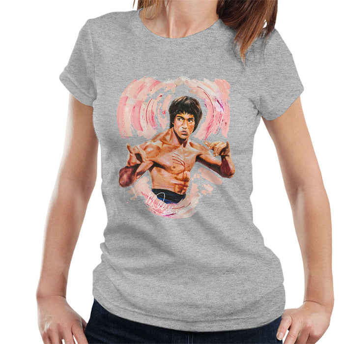 Sidney Maurer Original Portrait Of Bruce Lee Enter The Dragon Women's T-Shirt