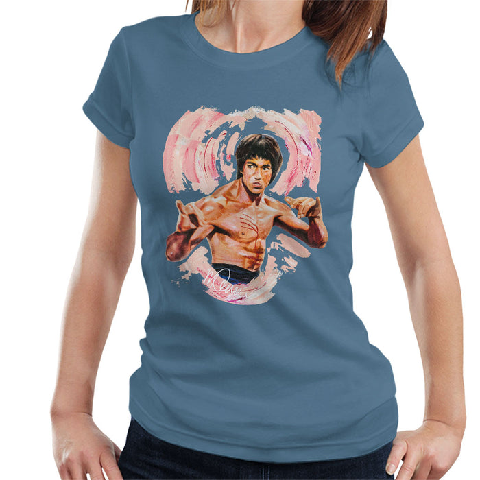 Sidney Maurer Original Portrait Of Bruce Lee Enter The Dragon Women's T-Shirt