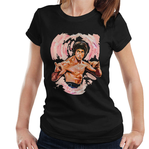 Sidney Maurer Original Portrait Of Bruce Lee Enter The Dragon Women's T-Shirt