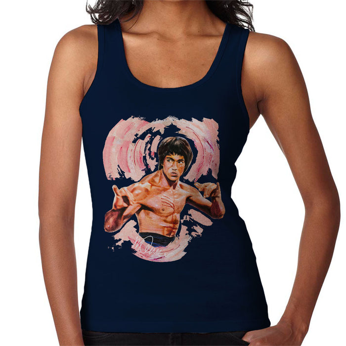 Sidney Maurer Original Portrait Of Bruce Lee Enter The Dragon Women's Vest