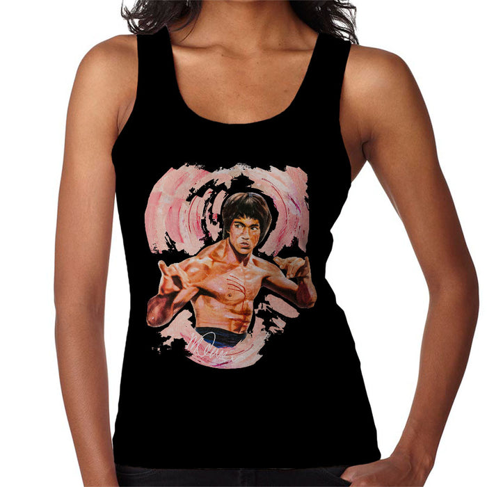 Sidney Maurer Original Portrait Of Bruce Lee Enter The Dragon Women's Vest