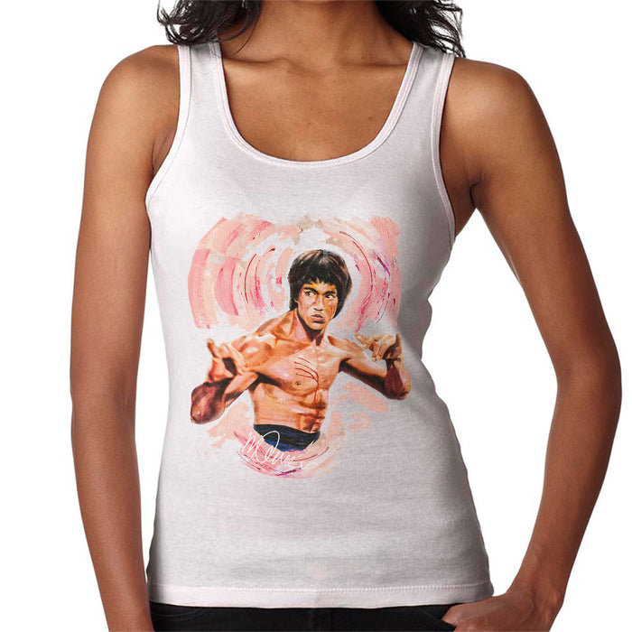 Sidney Maurer Original Portrait Of Bruce Lee Enter The Dragon Women's Vest
