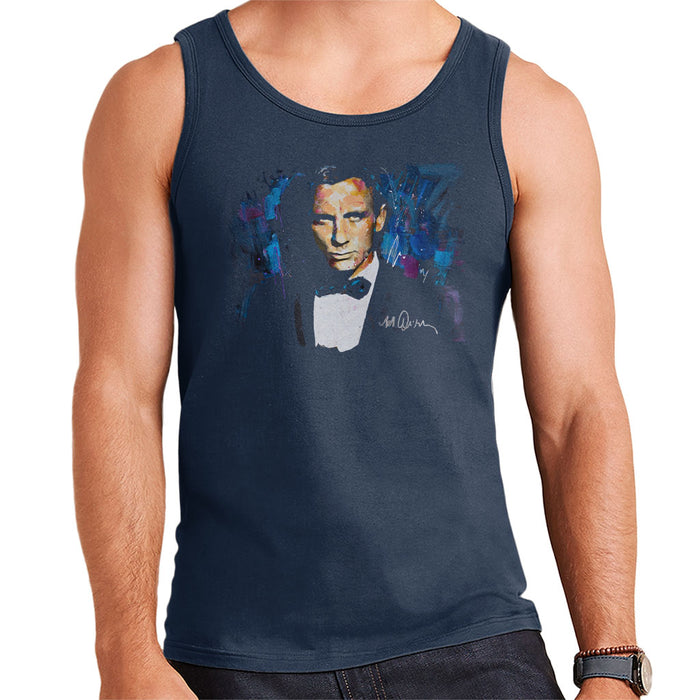 Sidney Maurer Original Portrait Of Daniel Craig James Bond Men's Vest