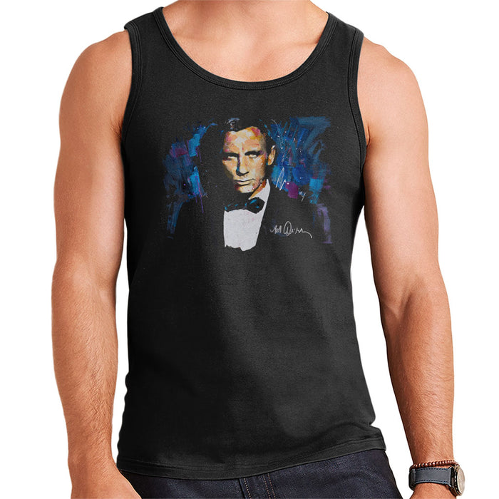 Sidney Maurer Original Portrait Of Daniel Craig James Bond Men's Vest