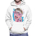 Sidney Maurer Original Portrait Of Elton John Pink Glasses Men's Hooded Sweatshirt