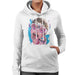 Sidney Maurer Original Portrait Of Elton John Pink Glasses Women's Hooded Sweatshirt