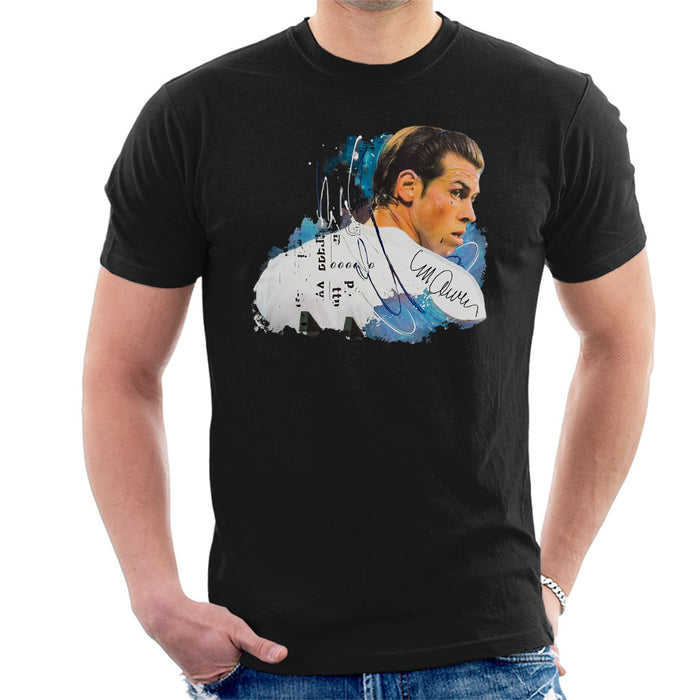 Sidney Maurer Original Portrait Of Gareth Bale Men's T-Shirt