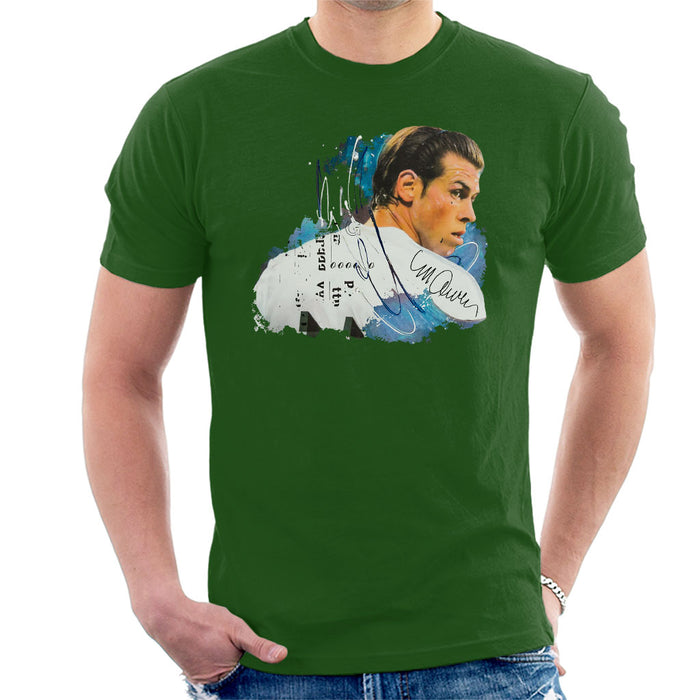 Sidney Maurer Original Portrait Of Gareth Bale Men's T-Shirt