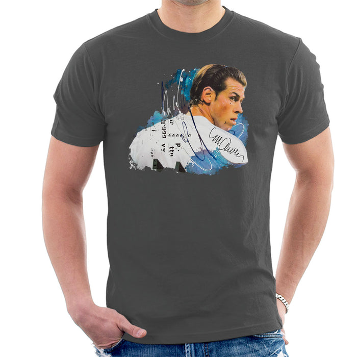 Sidney Maurer Original Portrait Of Gareth Bale Men's T-Shirt