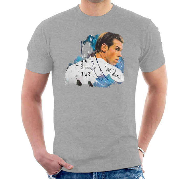 Sidney Maurer Original Portrait Of Gareth Bale Men's T-Shirt