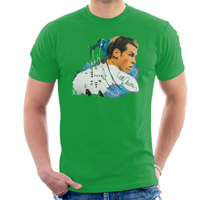 Sidney Maurer Original Portrait Of Gareth Bale Men's T-Shirt