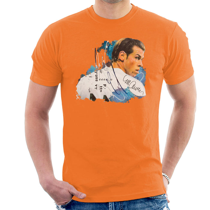 Sidney Maurer Original Portrait Of Gareth Bale Men's T-Shirt