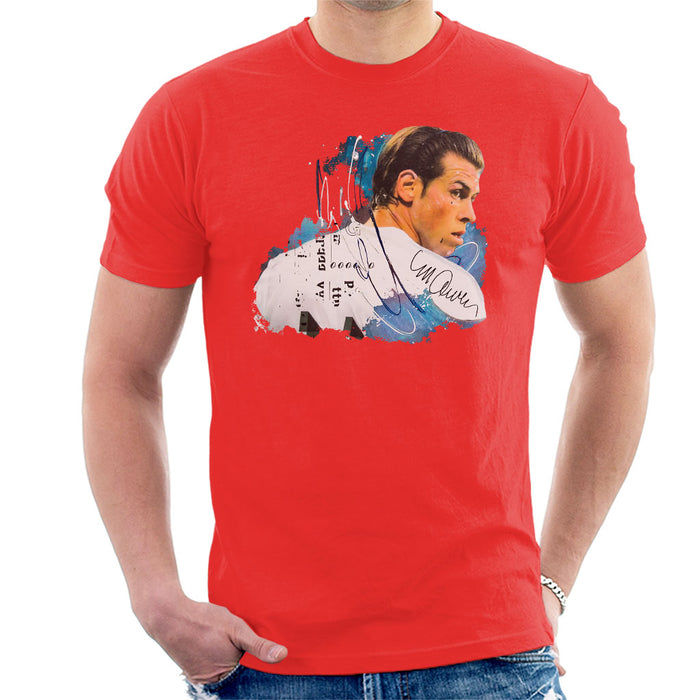 Sidney Maurer Original Portrait Of Gareth Bale Men's T-Shirt