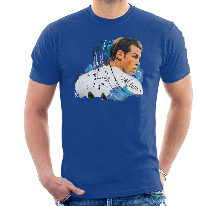 Sidney Maurer Original Portrait Of Gareth Bale Men's T-Shirt