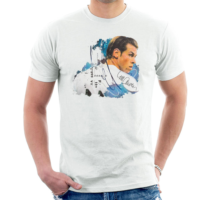 Sidney Maurer Original Portrait Of Gareth Bale Men's T-Shirt