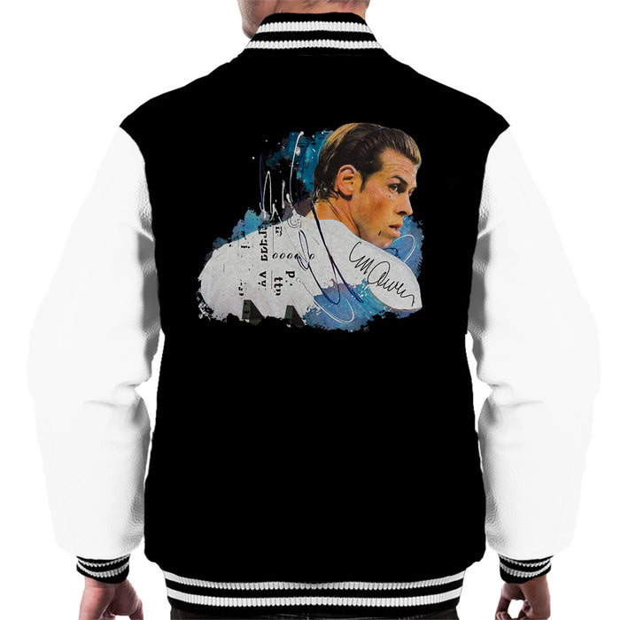 Sidney Maurer Original Portrait Of Gareth Bale Men's Varsity Jacket
