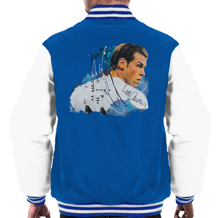 Sidney Maurer Original Portrait Of Gareth Bale Men's Varsity Jacket