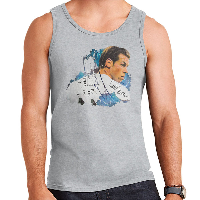 Sidney Maurer Original Portrait Of Gareth Bale Men's Vest