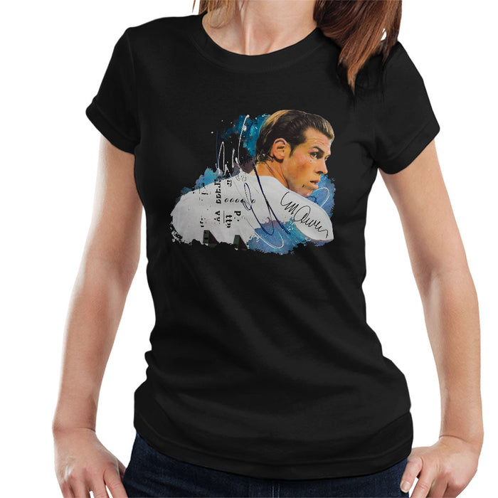Sidney Maurer Original Portrait Of Gareth Bale Women's T-Shirt