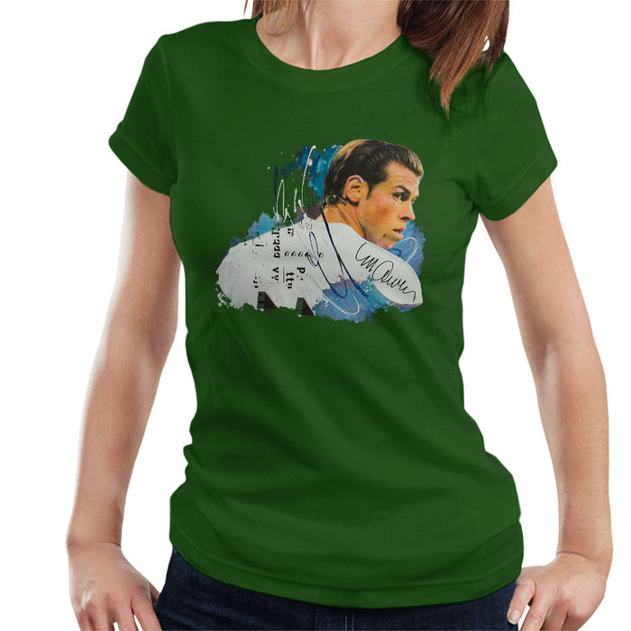 Sidney Maurer Original Portrait Of Gareth Bale Women's T-Shirt