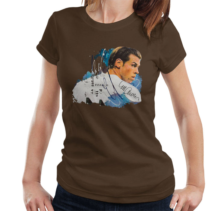 Sidney Maurer Original Portrait Of Gareth Bale Women's T-Shirt