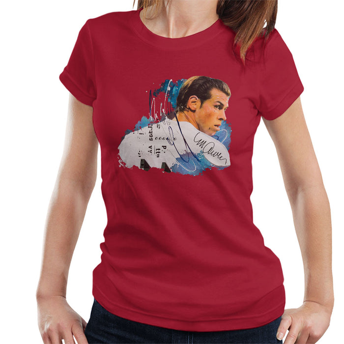 Sidney Maurer Original Portrait Of Gareth Bale Women's T-Shirt