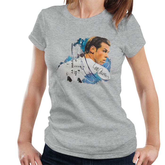 Sidney Maurer Original Portrait Of Gareth Bale Women's T-Shirt