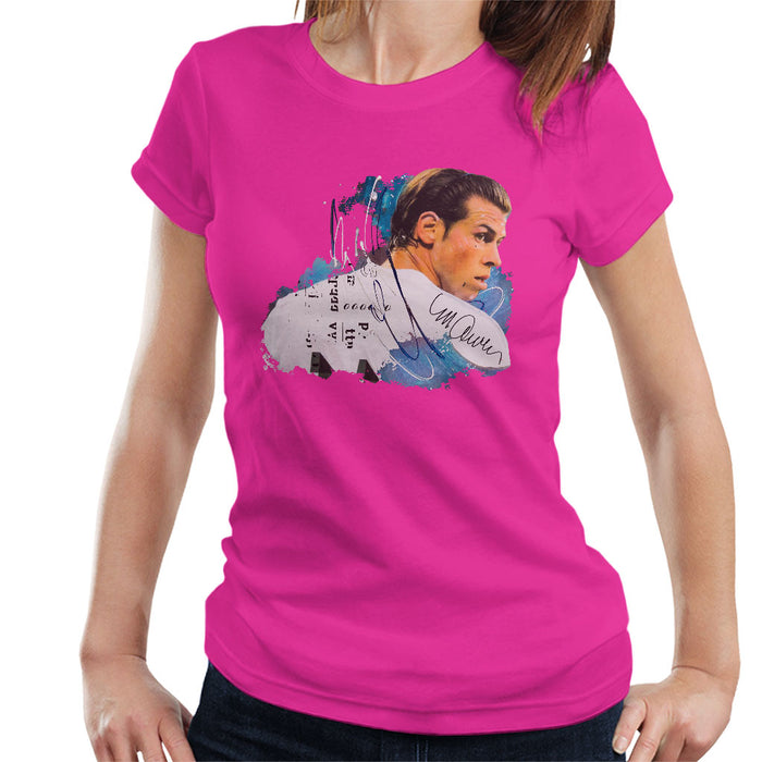 Sidney Maurer Original Portrait Of Gareth Bale Women's T-Shirt