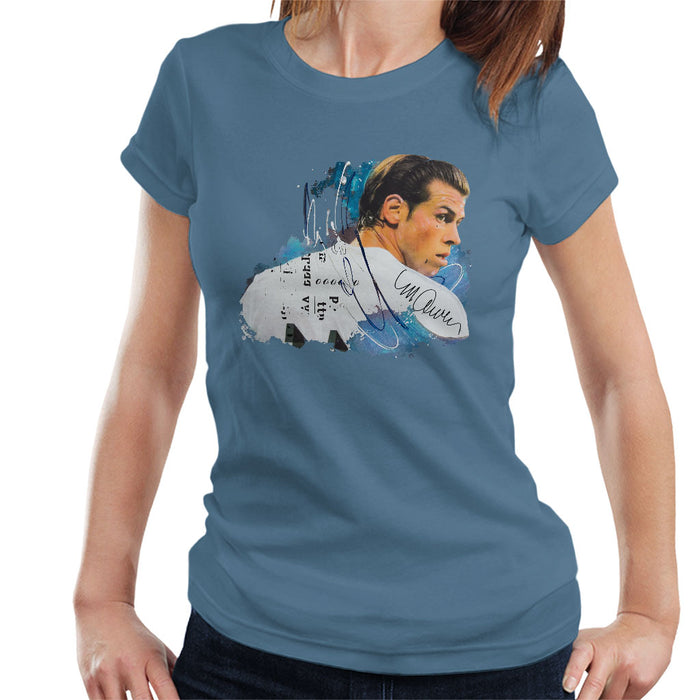 Sidney Maurer Original Portrait Of Gareth Bale Women's T-Shirt