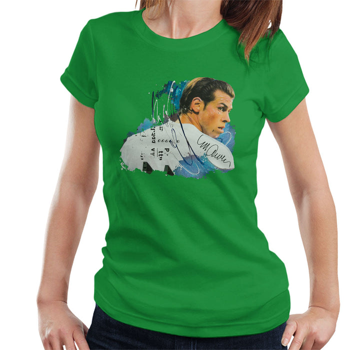 Sidney Maurer Original Portrait Of Gareth Bale Women's T-Shirt