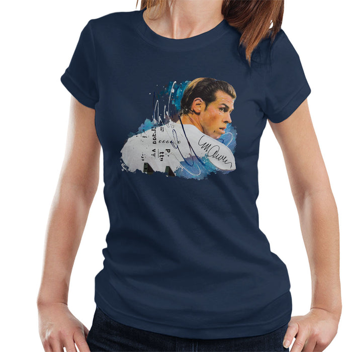 Sidney Maurer Original Portrait Of Gareth Bale Women's T-Shirt