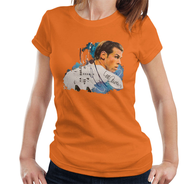 Sidney Maurer Original Portrait Of Gareth Bale Women's T-Shirt