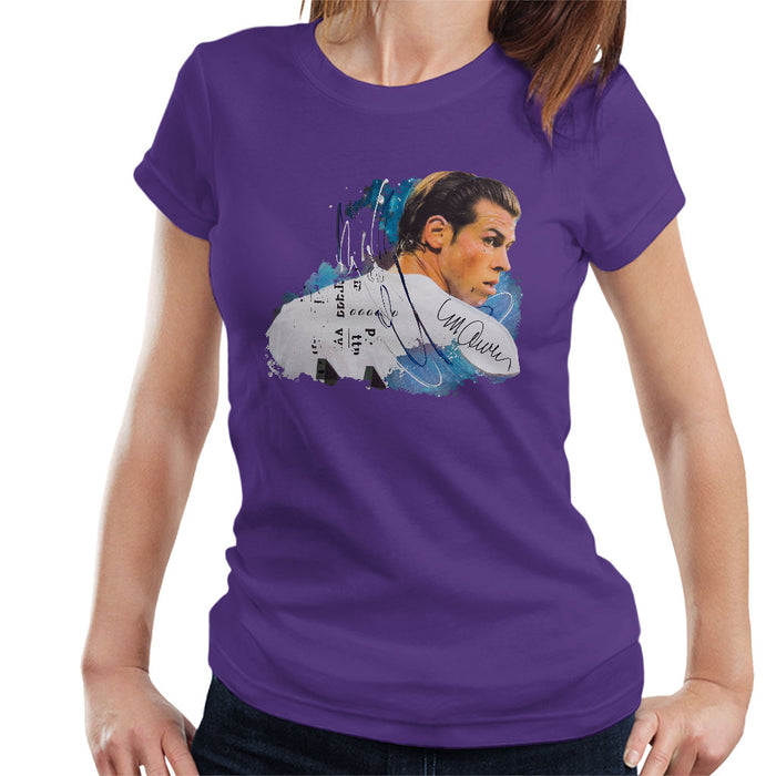 Sidney Maurer Original Portrait Of Gareth Bale Women's T-Shirt