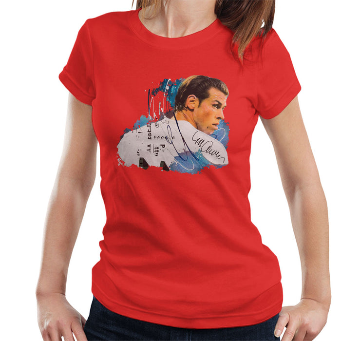Sidney Maurer Original Portrait Of Gareth Bale Women's T-Shirt
